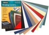 Immagine prodotto Fellowes Foglio di copertura Delta con struttura in pelle, blu