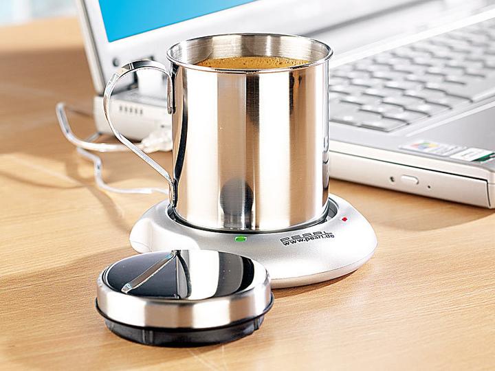 Produktbild Pearl USB-Warmhalteplatte mit Isolier-Tasse