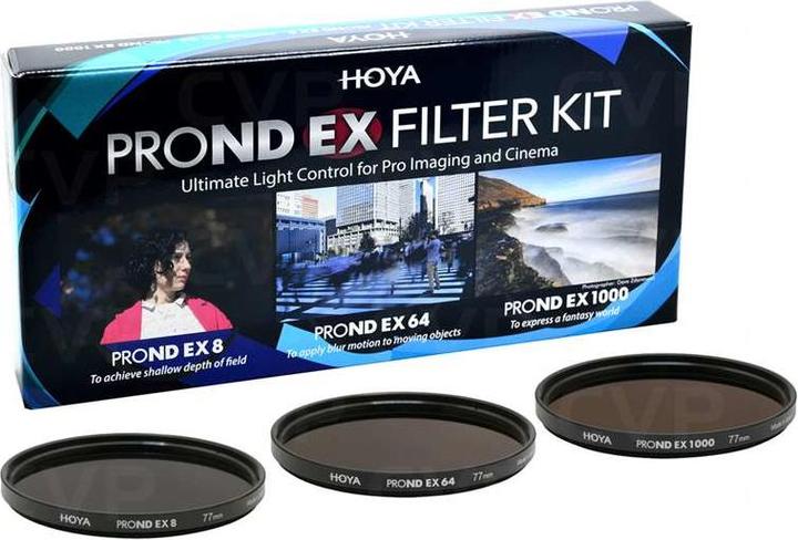Immagine prodotto Hoya PRO ND EX Filter Kit 8/64/1000 (62 mm, Filtri grigi, 62 mm)