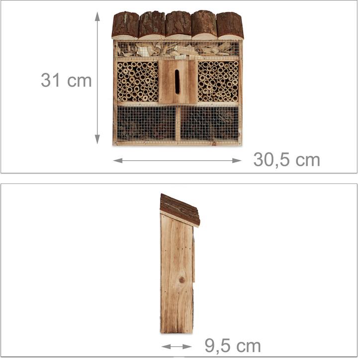 Productafbeelding Relaxdays Insectenhotel (Bij, Graafwespen, Kantenvleugel, Vlinders)