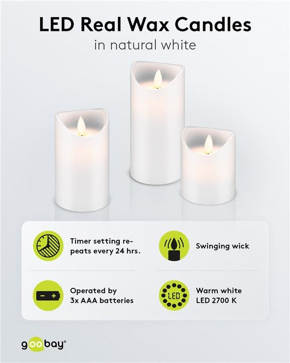Actual product image Goobay LED (3 x)