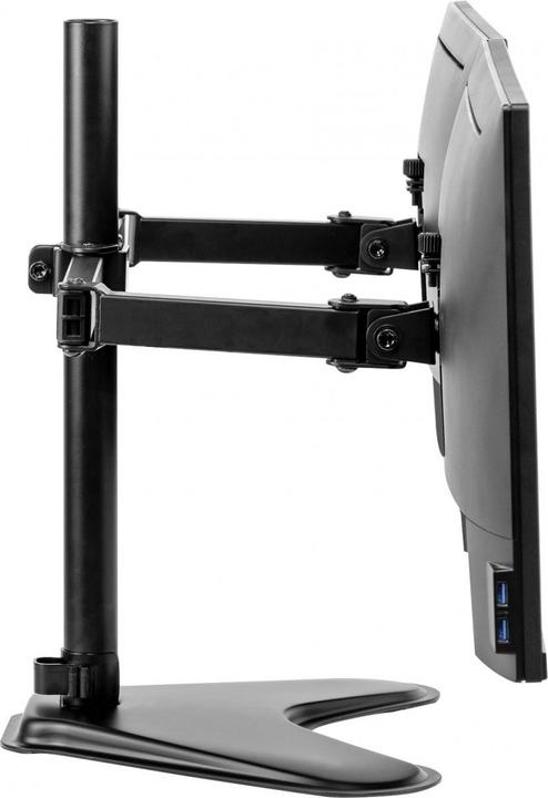 Actual product image Fellowes Freestanding Double Monitor Arm Professional Series (Table, 27")