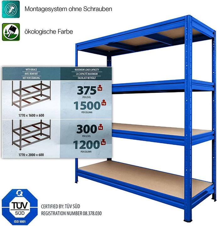 Produktbild Mammut Weitspannregal