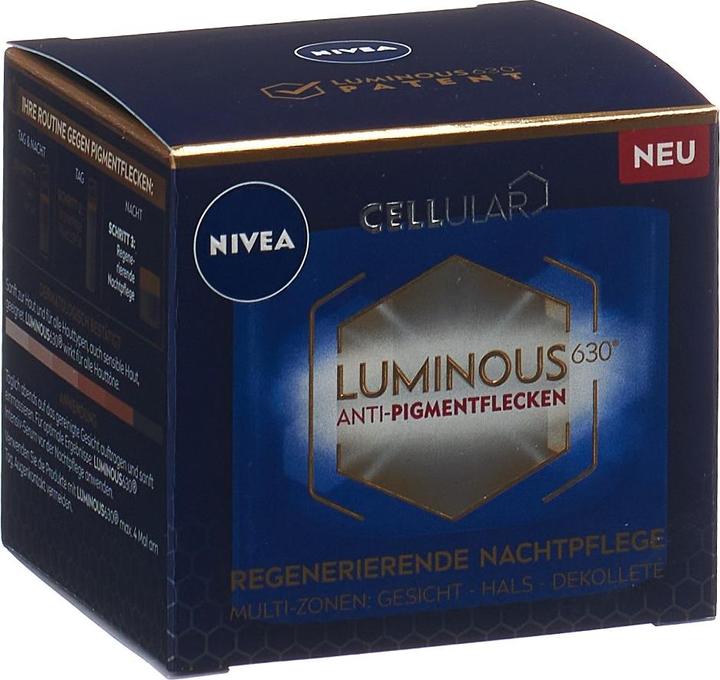 Actual product image NIVEA Cellular Luminous630 anti-pigmentation night cream (50 ml, 24h cream)