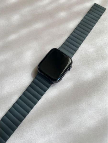 Produktbild Cyberport magnetisches Silikonarmband LITE Schwarz 38-40mm (Silikon)