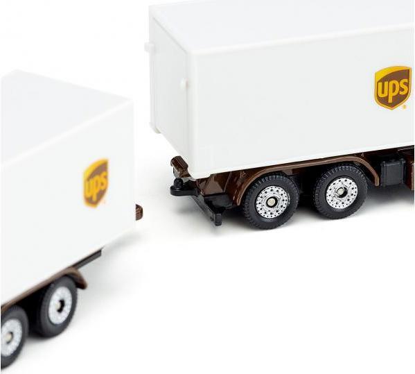 Actual product image Siku UPS Logistics Set Super, 3 vehicles, approx. 1:87, from 3+