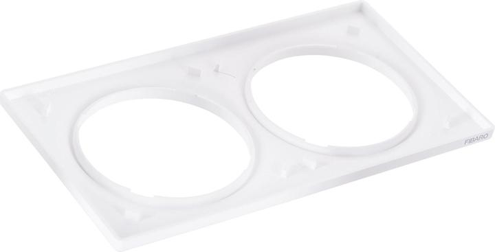 Actual product image Fibaro Walli Double Cover Plate FG-Wx-PP-0003-8 anthracite
