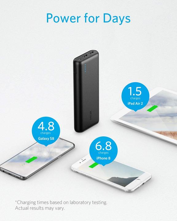 Image du produit Anker PowerCore 20100 (20100 mAh, 74.37 Wh)