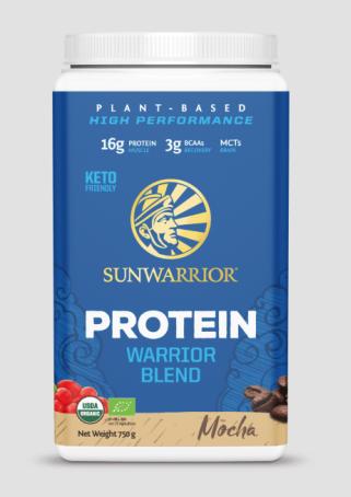 Actual product image Sunwarrior Protein Warrior Blend Organic (Mocha, 1 pcs., 750 g)