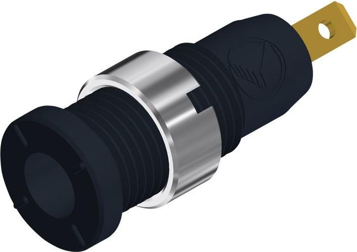 Immagine prodotto Hirschmann Test & Measurement Presa di sicurezza da laboratorio ø2mm nera 10A 1kV placcata oro