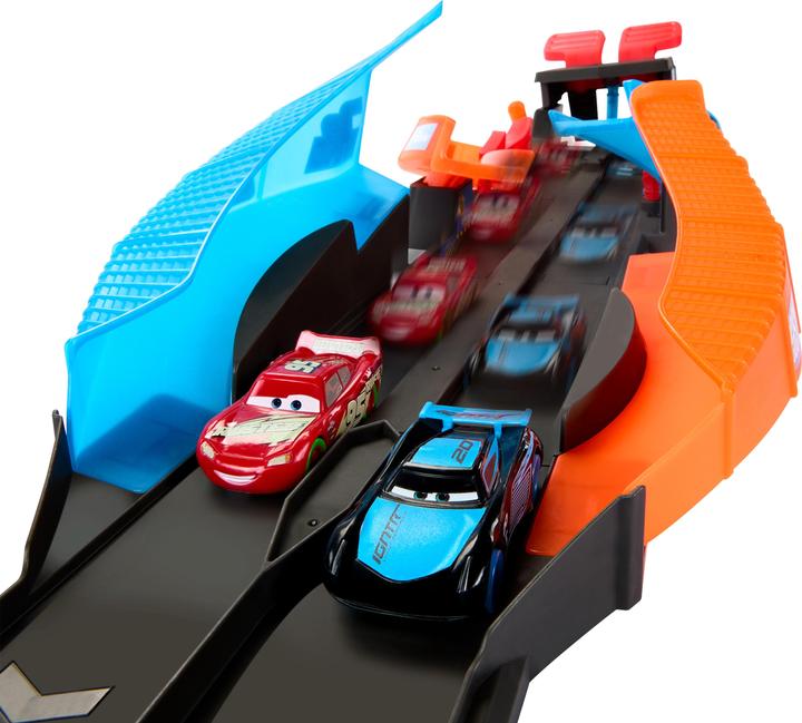Image du produit Mattel Glow Racers Launch & Criss-Cross Glow Race Playset