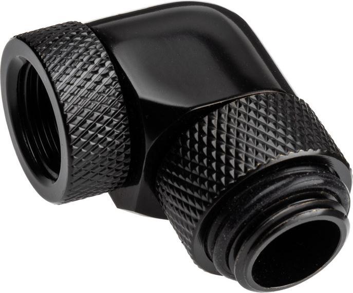 Actual product image Alphacool Icicle Angle adapter 90° rotatable G1/4 AG to G1/4 IG