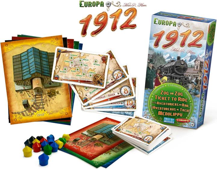 Produktbild Asmodée Zug um Zug Europa 1912 (Französisch, Deutsch, Englisch)