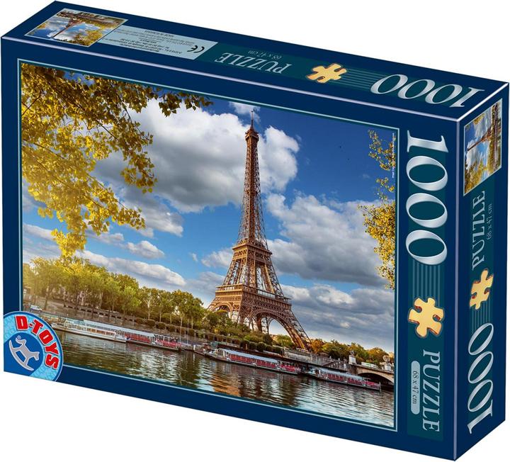 Produktbild D-Toys Puzzle 1000 Frankreich, Paris – Blick vom Eiffelturm (1000 Teile)