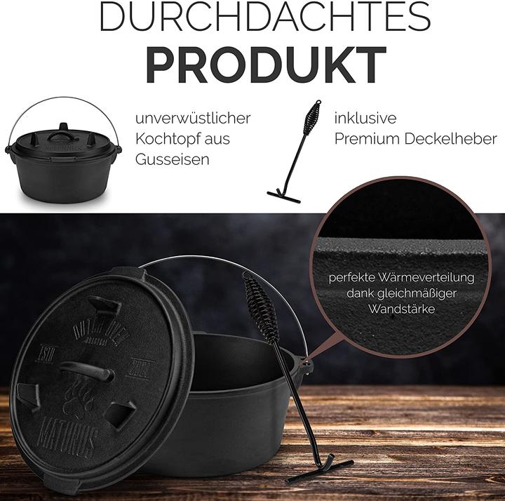 Produktbild Matunus Dutch Oven Set 8L