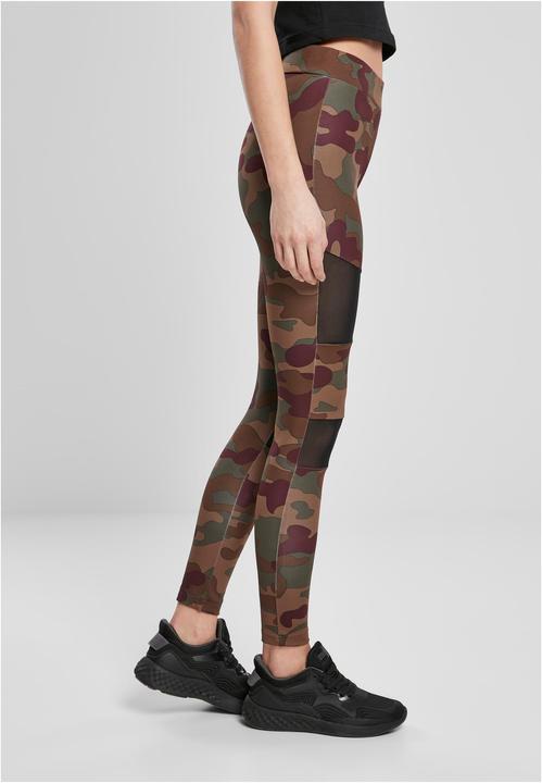 Actual product image Urban Classics Ladies Camo Tech Mesh Leggings (L)