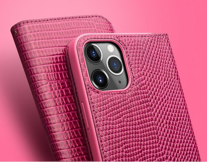 Produktbild QiAlino Hülle Croco Flip (Apple iPhone 13)