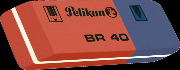 Pelikan Radierer BR40/2, 58 x 8 x 20 mm, Blister mit 2 Stück
