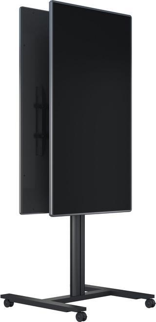 Actual product image Multibrackets TV stand up to 80", aluminum, black/5983 (80", 80 kg)
