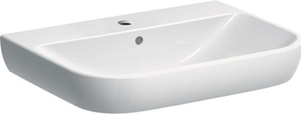 Actual product image Geberit Keramag / washbasin Smyle 65 cm white with coating 500230018 (480 mm, 650 mm)