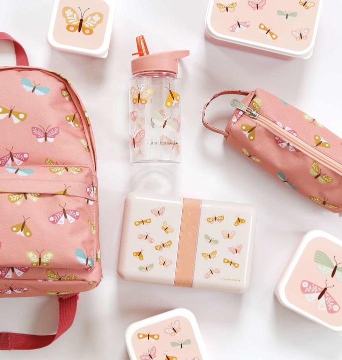 Image du produit A Little Lovely Company Lunchbox Schmetterling SBBUPI47 rosa 18x6x12cm
