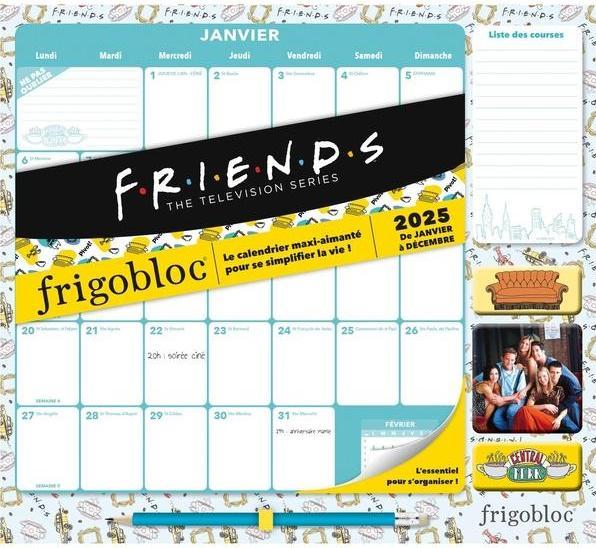 Actual product image Amis : frigobloc : de janvier à décembre 2025 (French, Collectif, 2024)
