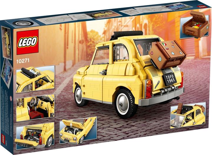 Image du produit LEGO Fiat 500 (10271, LEGO Creator Expert, LEGO difficiles à trouver)
