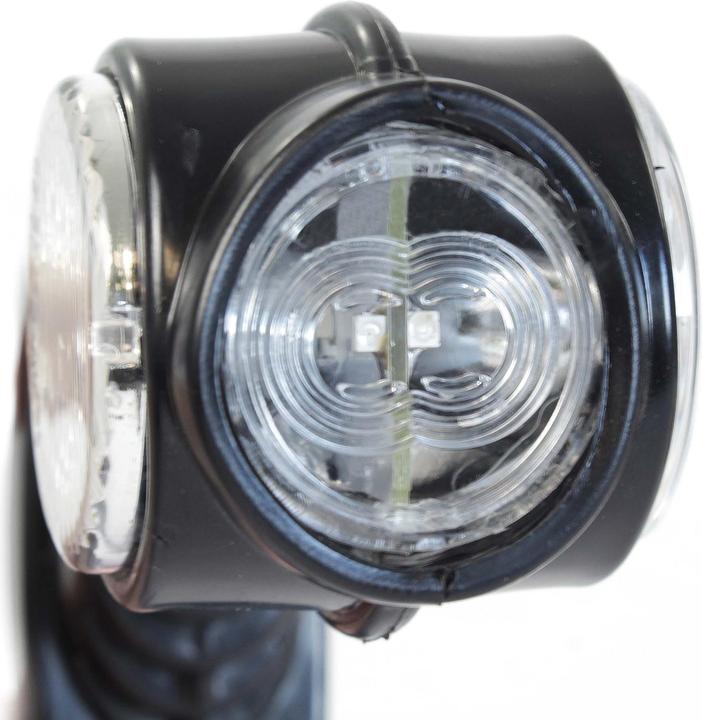 Immagine prodotto Wiltec 2x 4 luci laterali a 12V LED Luce d'ingombro rotonda per rimorchi Lampada di posizione per camion