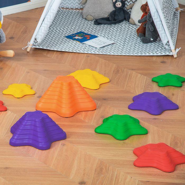 Actual product image Swisshandel24 River stones 11ER Balance stones for toddlers Stepping stones Balance game loadable up to 8