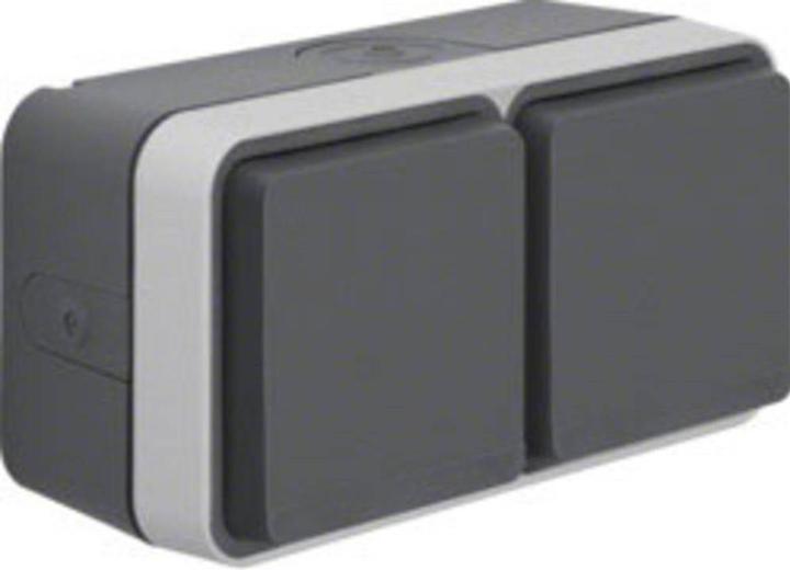 Actual product image Berker SCHUKO double socket