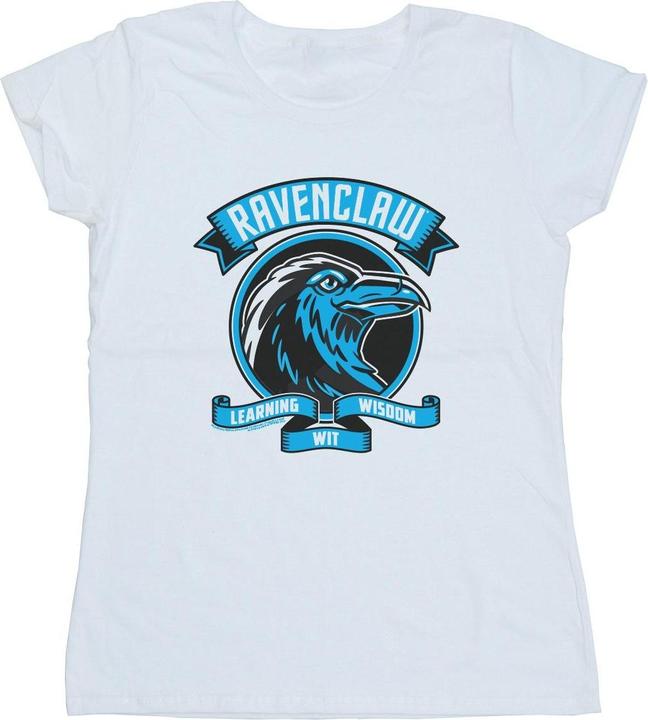 Actual product image Womens/Ladies Ravenclaw Toon Crest Cotton T-Shirt (L)