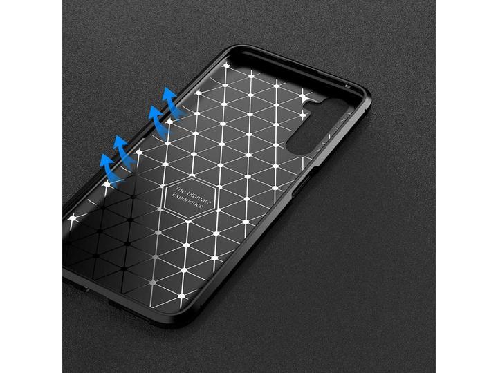 Actual product image Screenguard Realme 6 Pro Cover Carbon Design TPU Case (Realme 6 Pro)