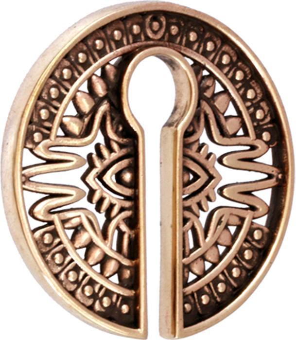 Immagine prodotto Star Piercing Ohrgewicht Schlüsselloch rosegold Teller Maya Auge (senza ottone, Bronzo)