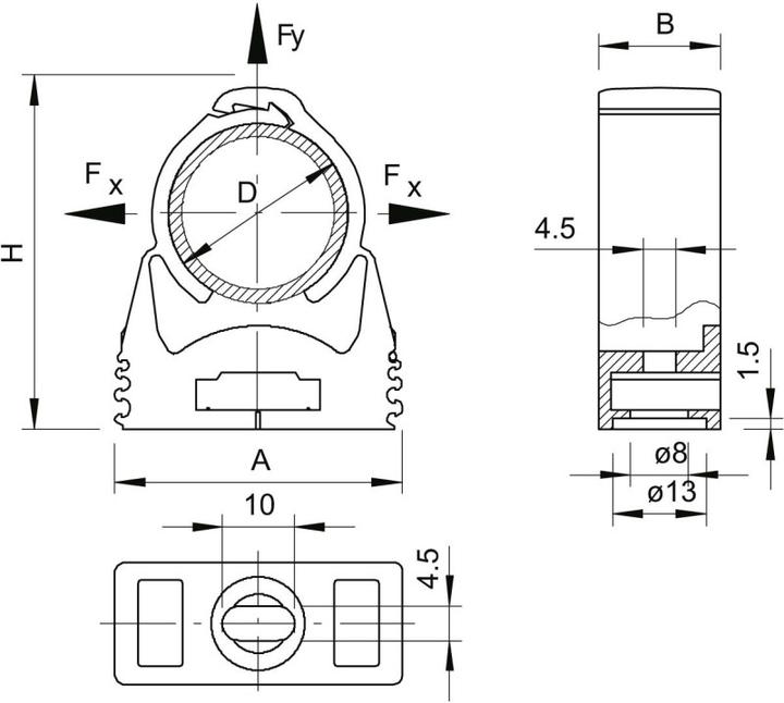 Image du produit OBO Bettermann OBO SQ-28 27,5-32mm collier de serrage starQuick