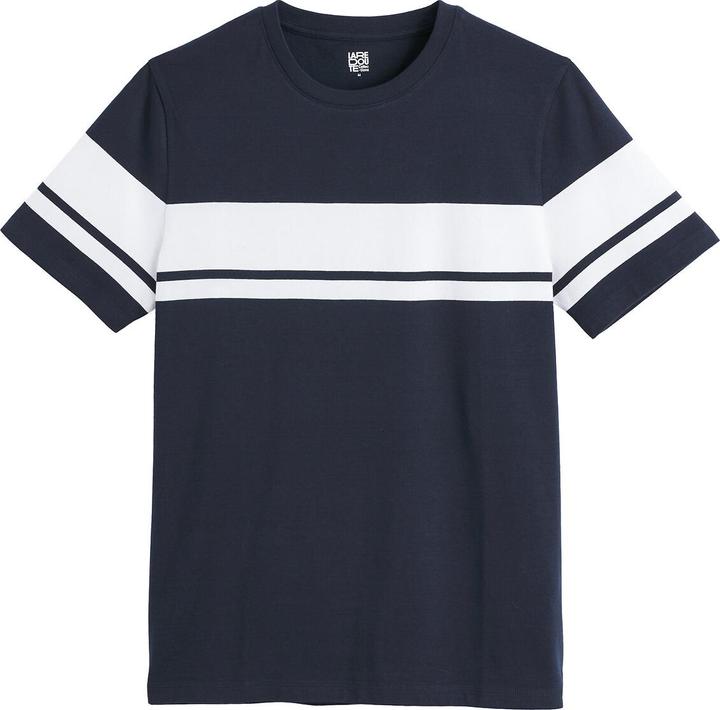 Bleu Marine, Blanc rayé