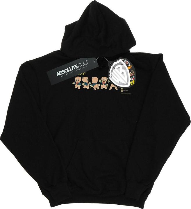 Immagine prodotto Looney Tunes Porky Pig Colour Code Felpa con Cappuccio Uomo (M)