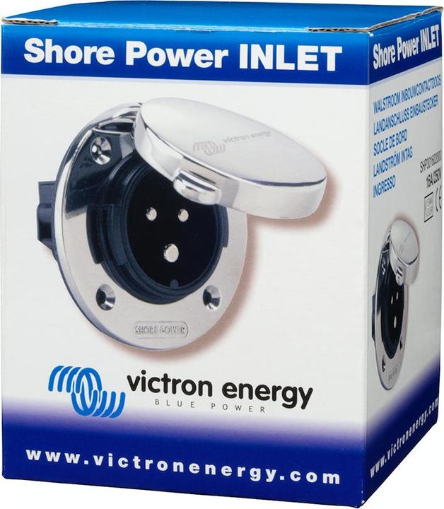Immagine prodotto Victron Energy Presa di corrente da terra Victron 32A in acciaio inox per barca, camper e yacht