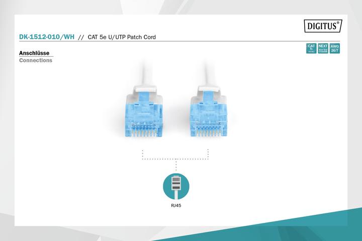 Immagine prodotto Digitus Cavo di rete (U/UTP, CAT5e, 1 m)