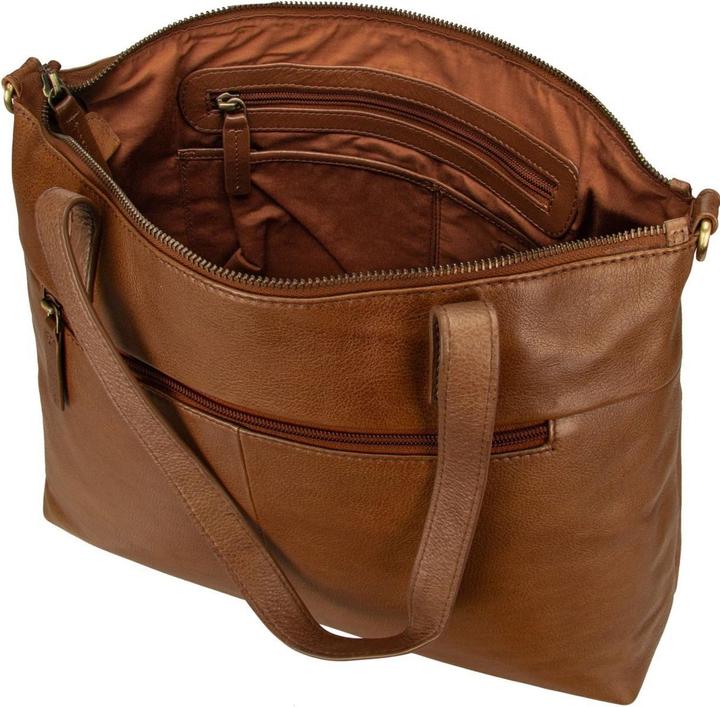 Produktbild Burkely Natural Norah Shopper Tasche Leder 36 cm Laptopfach (10 l)