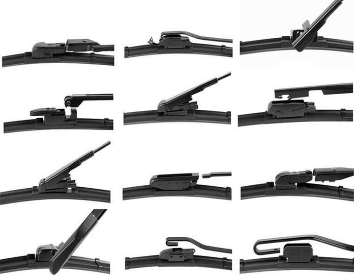 Actual product image Oximo Front windscreen wiper set for Honda Jazz saloon 2002 to 2008