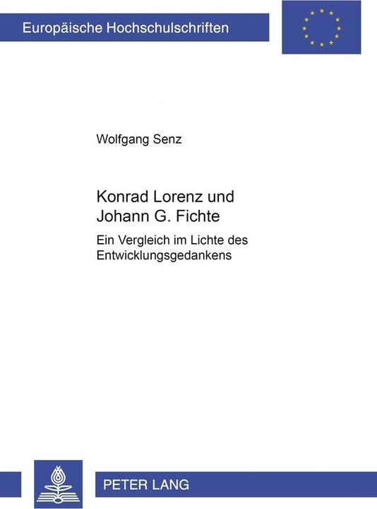 Energie-Label Konrad Lorenz und Johann G. Fichte (Wolfgang Senz, 2004)