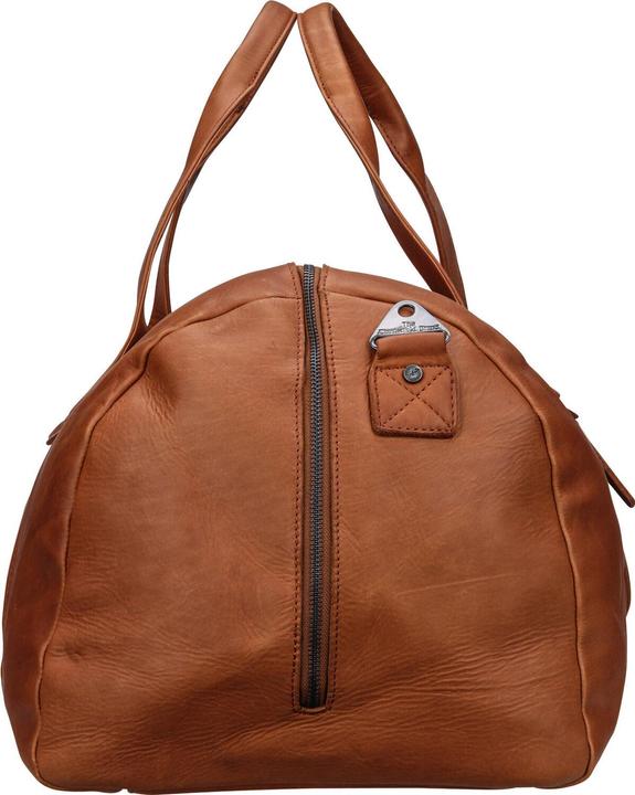 Produktbild The Vegan Cow Chesterfield Brand Leren Weekendtas Cognac Hudson (54 l)