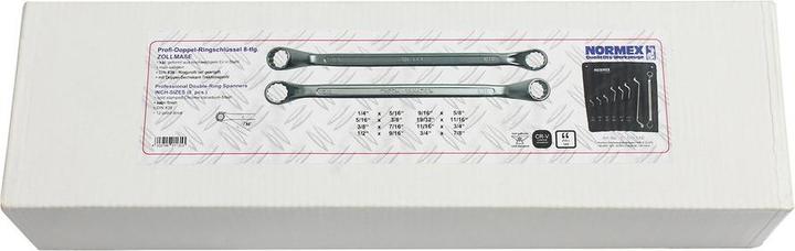 Actual product image Normex Inch tool set set box wrenches inch SAE CV for Harley (3/4", 9/16", 5/16", 7/16", 11/16")