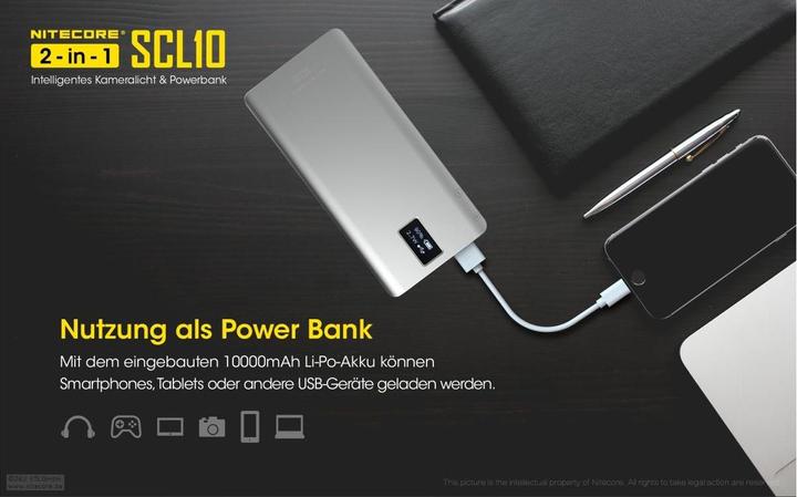 Image du produit Nitecore SCL10 Kameralicht (Autres lumières permanentes)