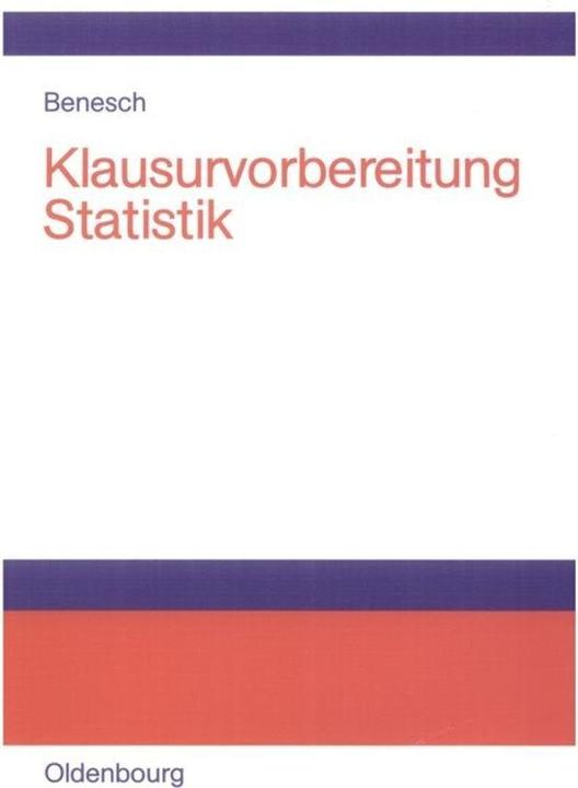 Actual product image Klausurvorbereitung Statistik (German, Thomas Benesch, 2006)