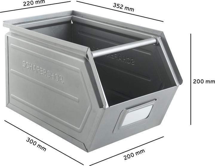 Produktbild Schäfer Shop Schliessfachsäule, Zylinderschlösser + Schlüssel, Stahlblech pulverbeschichtet...