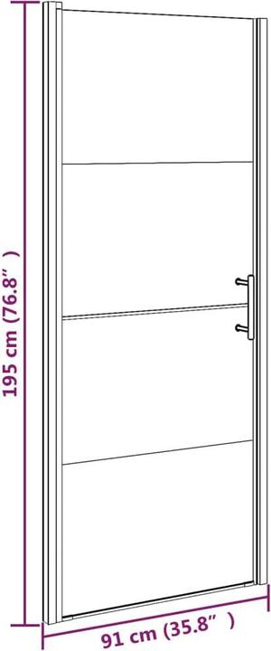 Image du produit VidaXL Darija (91 cm, 91 cm, 195 cm)