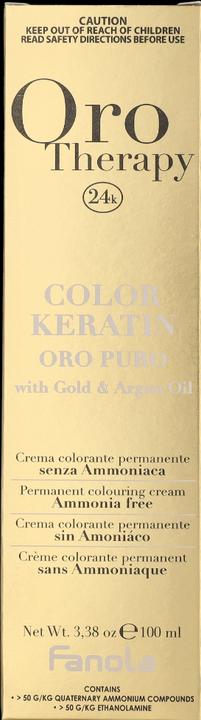 Produktbild Fanola Color Keratin Oro Puro 7/00 Rubio Intenso 100ml (7.00 Intense Blonde)