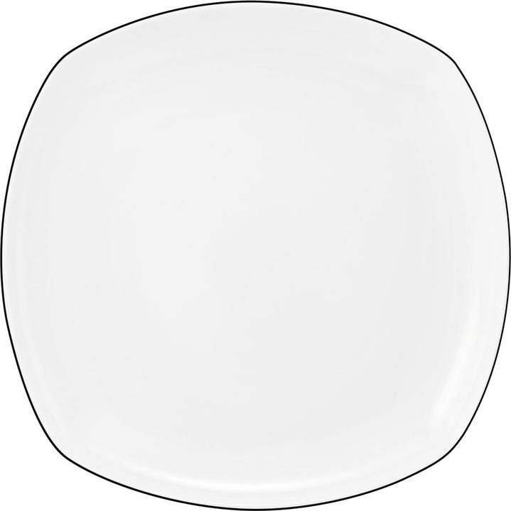 Immagine prodotto Seltmann Piatto da pranzo Lido 12 pezzi, Bianco Nero (12 x, 26 cm)