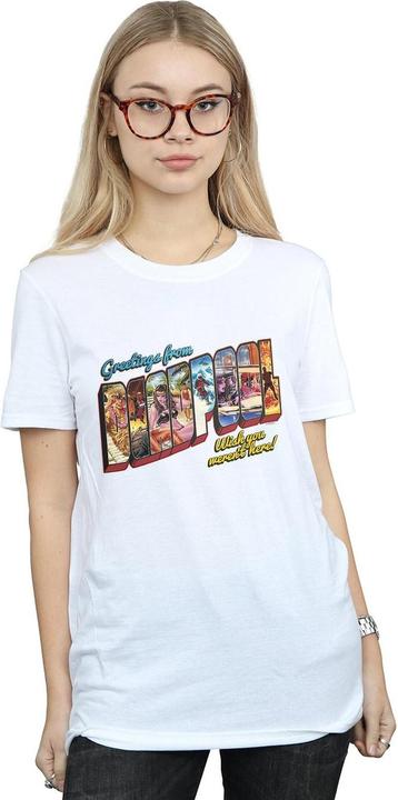 Immagine prodotto Deadpool Greetings Maglietta Ampia Donna (XL)